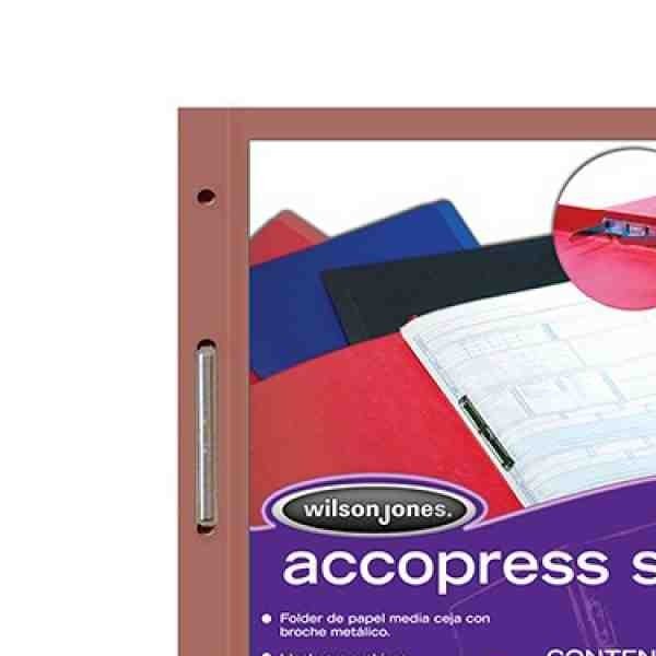 FOLDER CBROCHE CTA. CAOBA ACCOPRESS P-4555 PZA